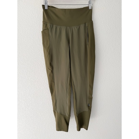 REI Pants - REI Co-Op Flash Hybrid Tights Womens S Green Outdoor Rock Climbing Hiking